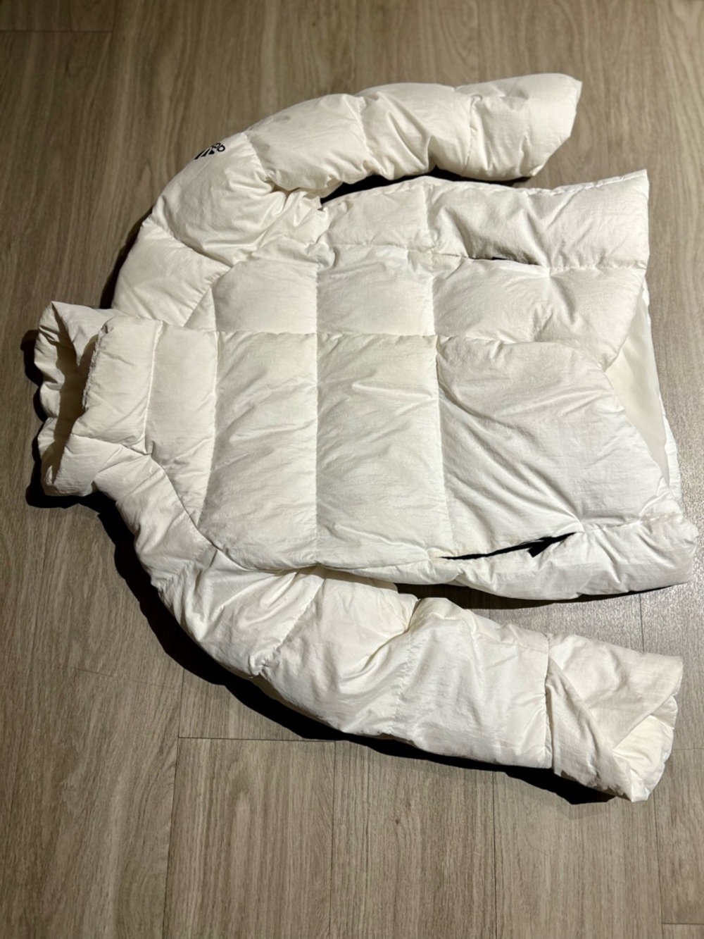 Adidas Heavyweight White Puffer Coat. Medium!